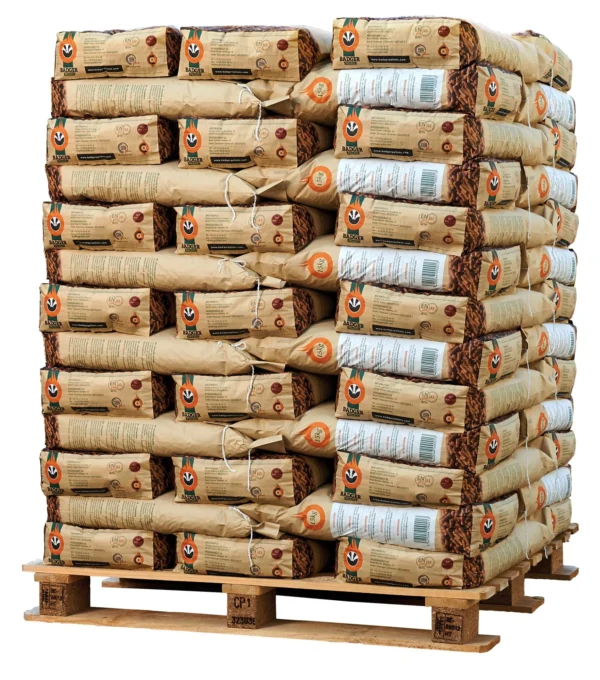 BADGER PELLET - Palet de 65 sacos de pellets
